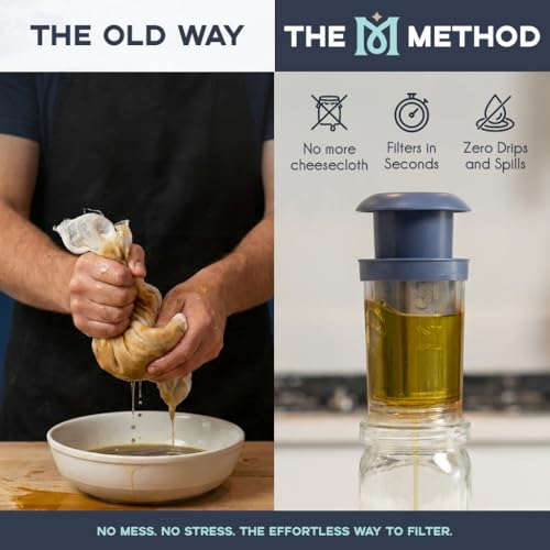 Magical Butter Filter Press - BPA-Free Reusable Straining System & Brush - Magical Filter Press