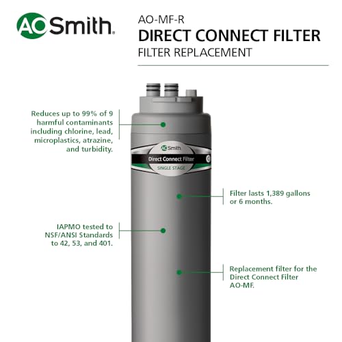 A. O. Smith AO-MF-R Genuine Replacement Filter | Basic Direct Connect