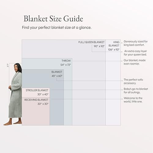 Barefoot Dreams CozyChic Throw Blanket - Agate 54x72 Inches