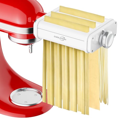 Pasta Attachment for KitchenAid Stand Mixers, 3 in 1 Maker Set