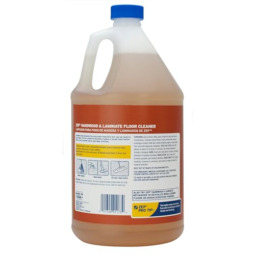 Zep Hardwood & Laminate Floor Cleaner Pack of 2 - 1 Gallon Each, Professional-Grade