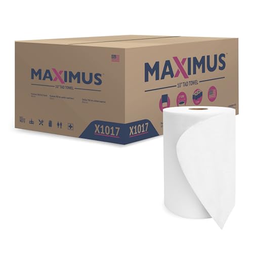 Maximus 800 FT Kraft Paper Towel Roll - Industrial Heavyweight, 10 Inch