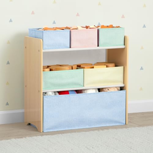 Delta Children Pastel GapKids 6-Bin Toy Organizer - Greenguard Gold Certified, Kids Storage