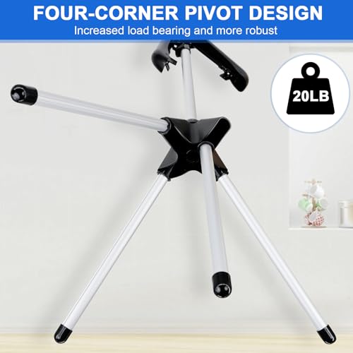 BShome Adjustable Cap and Gown Display Stand Black 32-63 Inch