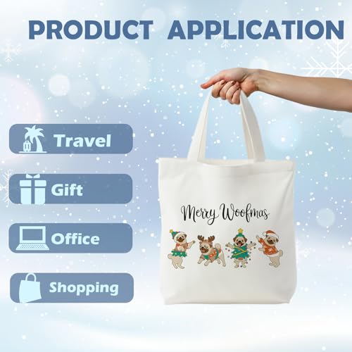 Kunlisa Leopard Print Christmas Tree Tote Bag - Funny Christmas Pu Variation