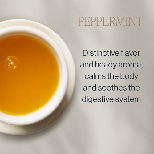 Peppermint Organic Herbal Tea Bags - 50 Count, Caffeine Free | Variation: Peppermint / 50 Count