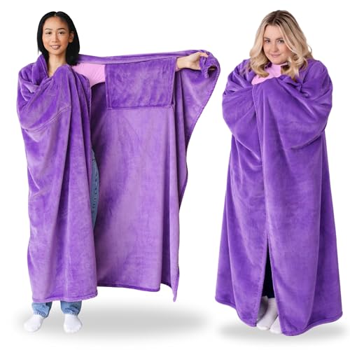 Purple Dream Wearable Blanket for Women & Men - Dorm Room Gift