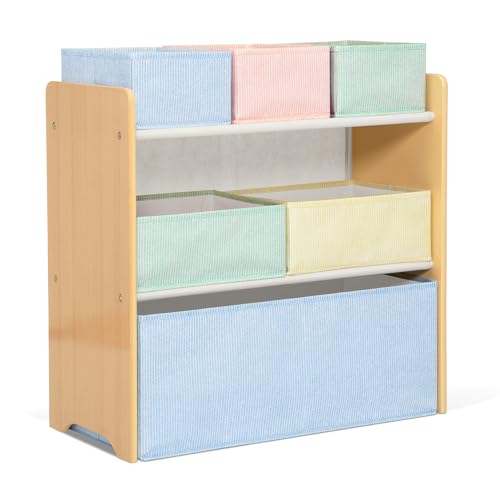 Delta Children Pastel GapKids 6-Bin Toy Organizer - Greenguard Gold Certified, Kids Storage