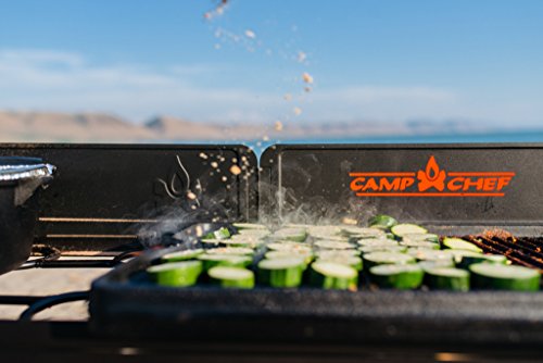 Camp Chef 16 x 24-Inch Cast Iron Reversible Griddle - Non-Stick Flat & Ribbed Sides