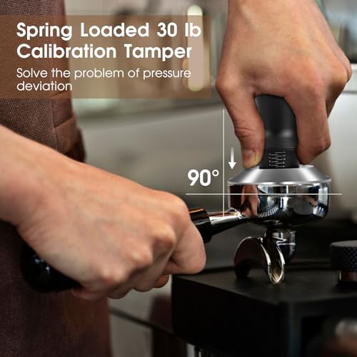 Reoszeank 54mm Espresso Accessories Kit for Breville - Tamper, Distributor, Dosing Funnel