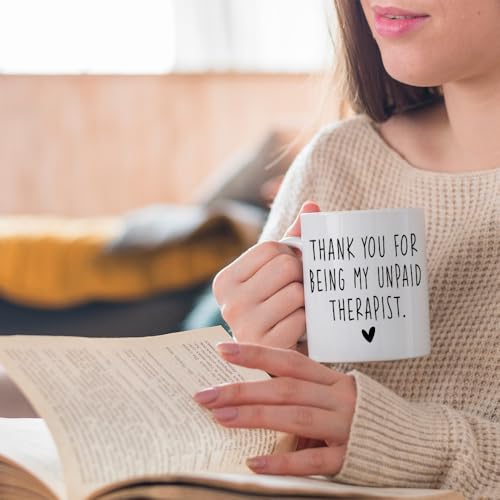 Therapist Friendship Mug for Women - Funny Coffee Gift for Mental Health & Occupational Therapy
