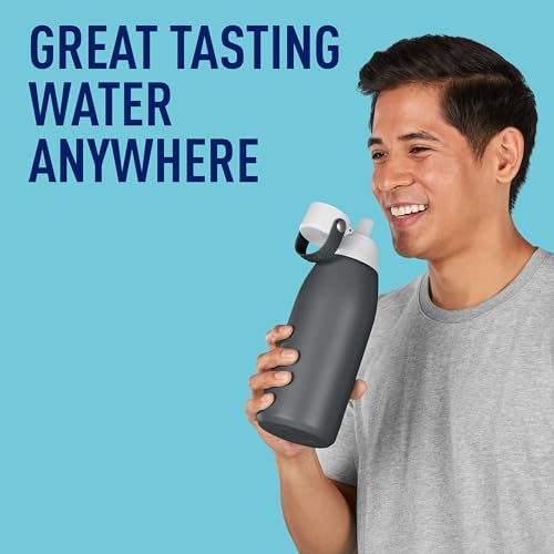 32oz Insulated Stainless Steel Water Bottle with Filter - BPA-Free Reusable