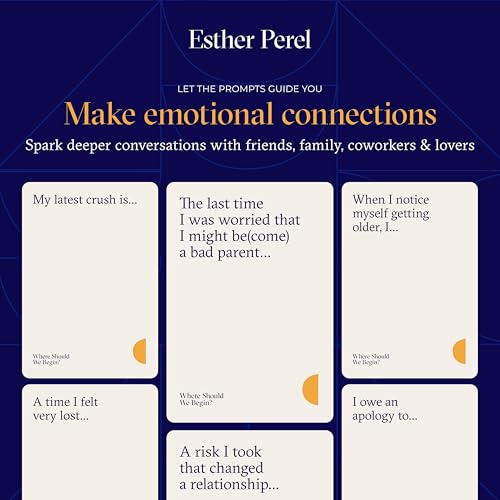 ESTHER PEREL Where Should We Begin? 2nd Edition Card Game for Date Night & Connection