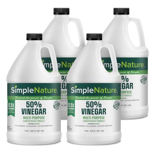 50% Vinegar Concentrate - 1 Gallon, 4 Pack — Heavy-Duty Cleaning & DIY Solutions