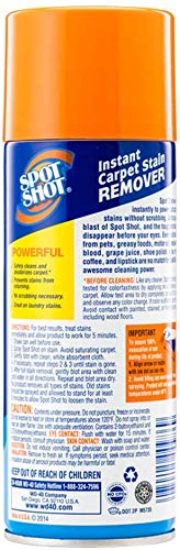 Carpet Stain Remover Spray - Instant Odor & Spot Elimination, 3 Pack