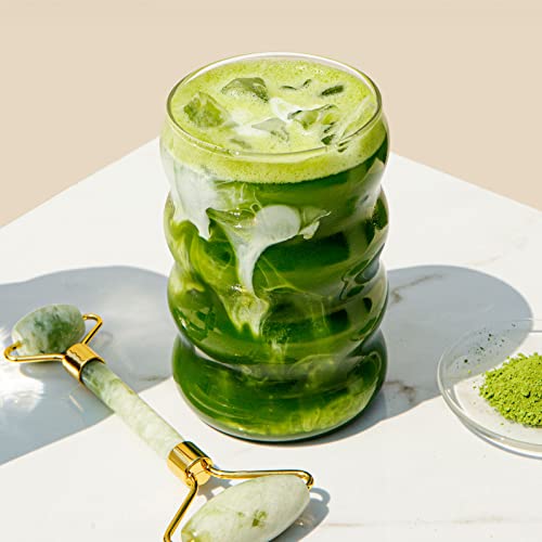 Organic Matcha Green Tea Powder 28 Sticks - Ceremonial Grade, Supports Radiant Skin & Calm Energy - 2 oz