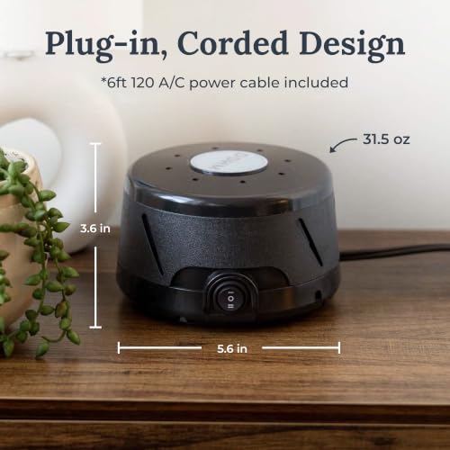 Yogasleep Dohm Classic Black White Noise Machine - Travel & Sleep Aid