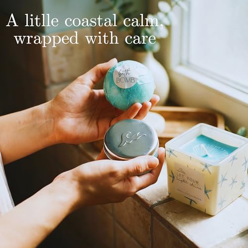 The Love Crate Co. Self Care Package for Women – Thinking of You Self Care Kit, Orange Birthday Box for Her, Get Well Soon Basket, Spa Treat for Women, After Surgery Care Package, Thoughtful Gift Idea