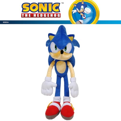 Sonic the Hedgehog Plush Cuddle Pillow Buddy - 22 Inches, Officially Licensed, Kids Bedding - Variation: Sonic the Hedgehog Cuddle / One Size