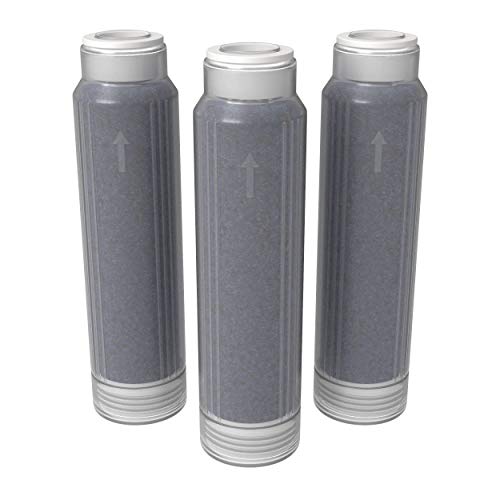 AquaticLife 10-inch Color-Changing DI Resin Cartridges, 3-Pack for RO/DI Systems