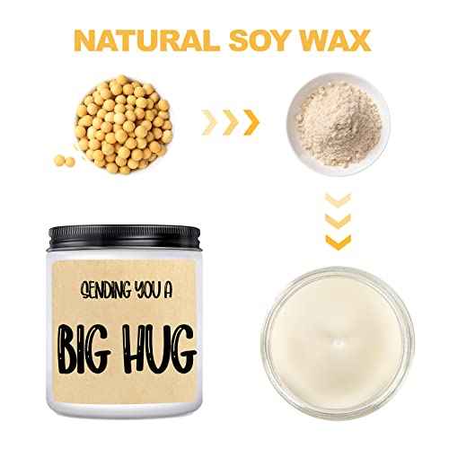 Hug Candle Gifts for Women & Men - Unique Friendship & Sympathy Gifts for Any Occasion