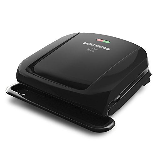 George Foreman 4-Serving Indoor Electric Grill with Removable Plates