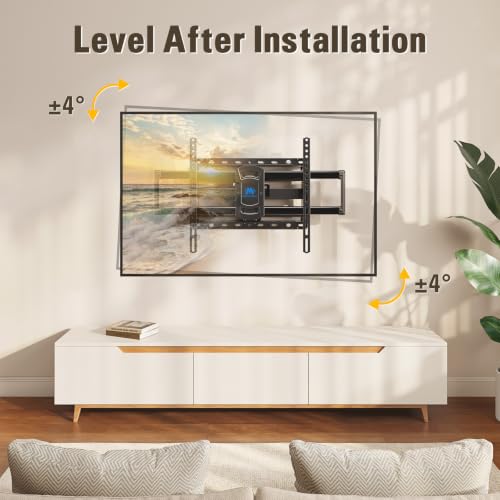 Full Motion TV Wall Mount for 42-90 Inch TVs Up to 154 lbs - 16" Studs