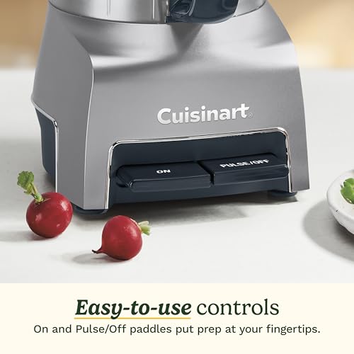 Cuisinart 5-Cup Food Processor with Shred & Chop Discs, Compact Silver FP-5