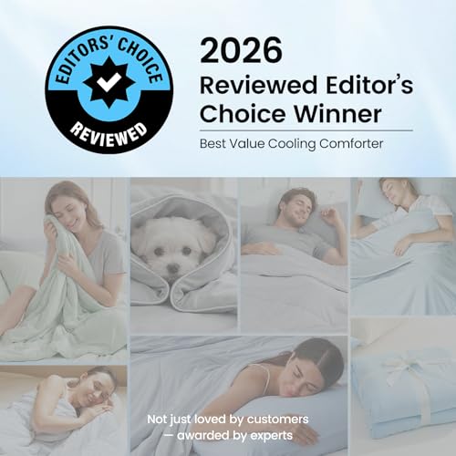 Cozy Bliss Cooling Comforter Queen Size, Blankets for Hot Sleepers
