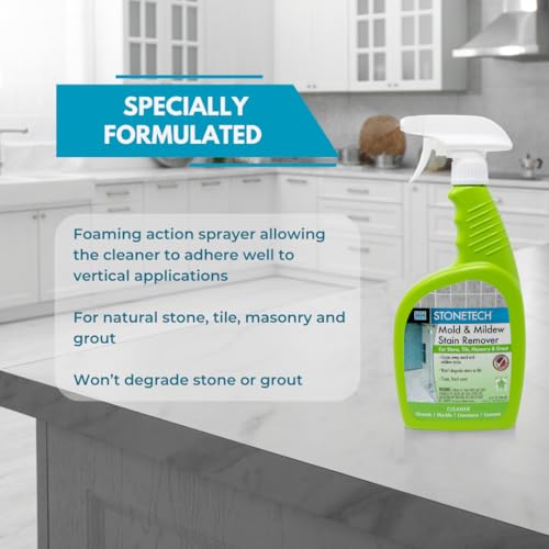 StoneTech Mold and Mildew Stain Remover Kit for Natural Stone and Tile, 2-Pack