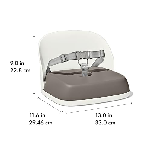 OXO Tot Perch Booster Seat with Straps - Taupe, Portable & Adjustable