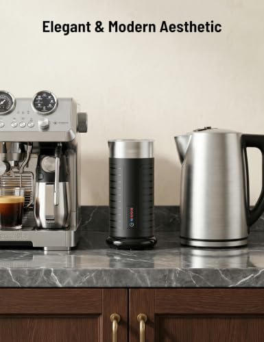 PARIS RHÔNE Jet Waterproof Milk Frother & Steamer 4-in-1 Hot Cold Foam Maker