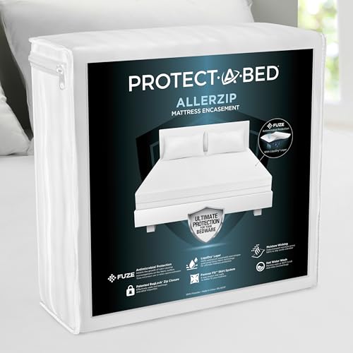 Protect-A-Bed AllerZip Deep Pocket Waterproof Mattress Encasement King - Fits 11-18"