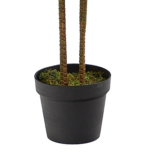 Nearly Natural 48-Inch Artificial Dracaena Plant with Pot - Green