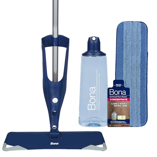 Bona Premium Spray Mop for Hardwood Floors with Wood Floor Cleaner & Microfiber Pad - Variation: Premium Spray Mop: Concentrate Packet