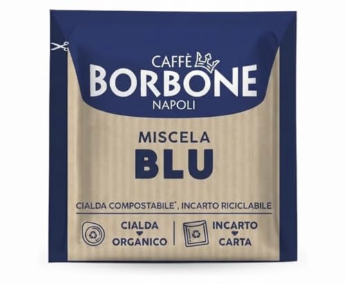 Italian Coffee Pods - Caffè Borbone Miscela Blu 150 Pack of 1 - Organic, Recyclable