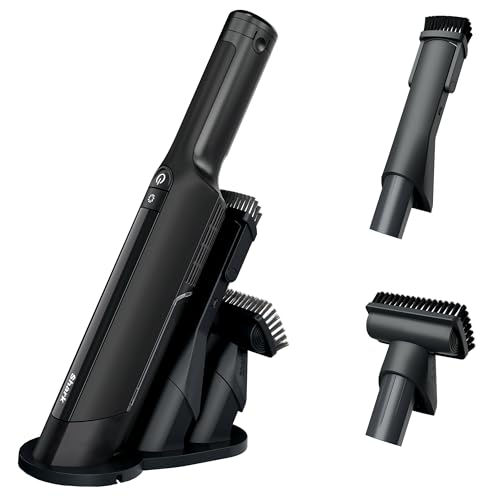Cordless Handheld Vacuum Cleaner - Lightweight Portable Pet Car Home - Black (Renewed)