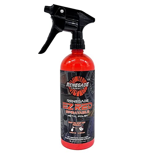 Renegade EZ Red Sprayable Metal Polish for Aluminum & Stainless Steel 24 oz