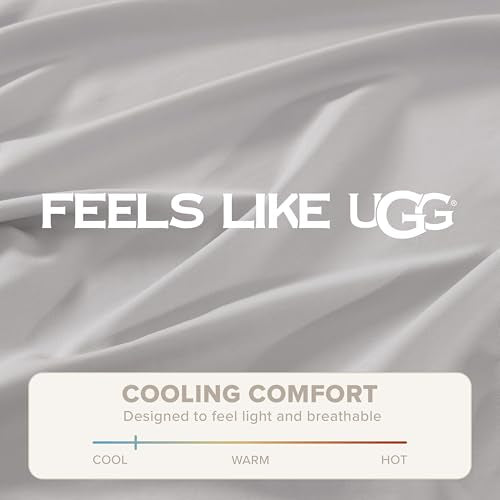 Luxury Cooling King Size Sheet Set - Grey, Deep Pocket, 4-Piece