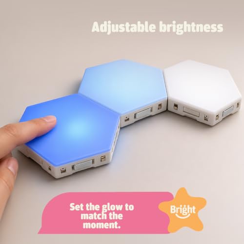 Bright Autism 6-Pack Dimmable Sensory Touch Lights for Kids - Autism Therapy & Play