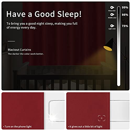 Easy-Going Thermal Grommet Blackout Curtains, 2 Panels 42x84 in