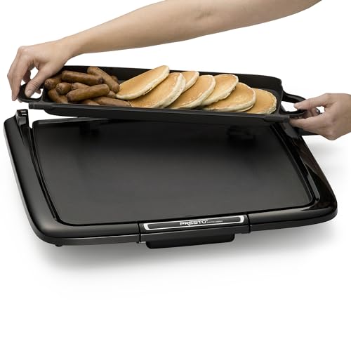 14x15 Inch Electric Griddle and Warmer - Multi-Function Nonstick Cooking Surface