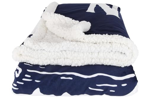 Michigan Shield Sherpa Blanket - Cozy 50x60 Throw for Home & Michigan Pride