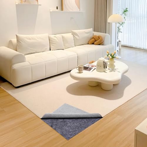 9' x 12' Non Slip Rug Pad - Extra Large Felt Under Rug Cushion for Hardwood Floors