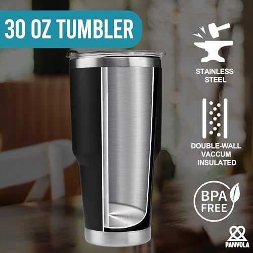 Panvola 30oz Black Insulated Stainless Steel Tumbler - Don't You Understand Engineer Math Quote