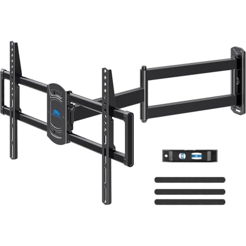 Heavy Duty Corner TV Wall Mount with Long Swivel Arm for 37-75 Inch Screens