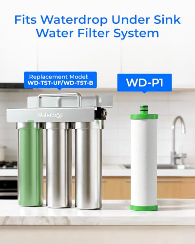 Waterdrop P1 U2 C3 Filter Replacement Pack for TST-UF Under Sink System