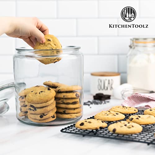 Gallon Glass Cookie Jar with Airtight Lid - 1 Pack