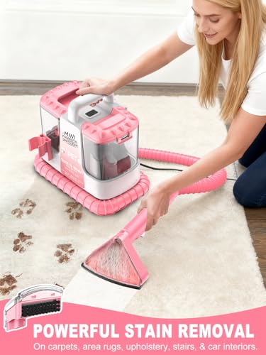 Portable Carpet & Upholstery Cleaner Machine for Pets, Powerful