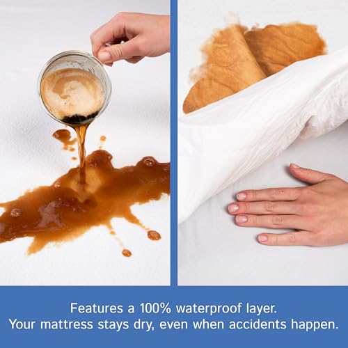 Queen Waterproof Mattress Protector Encasement 8-11 Inch Depth Hypoallergenic Cover